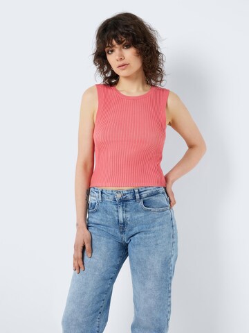 Top in maglia 'Cree' di Noisy may in rosa