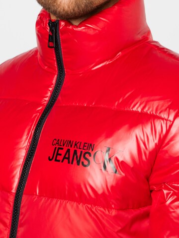 Calvin Klein Jeans Winter Jacket in Red