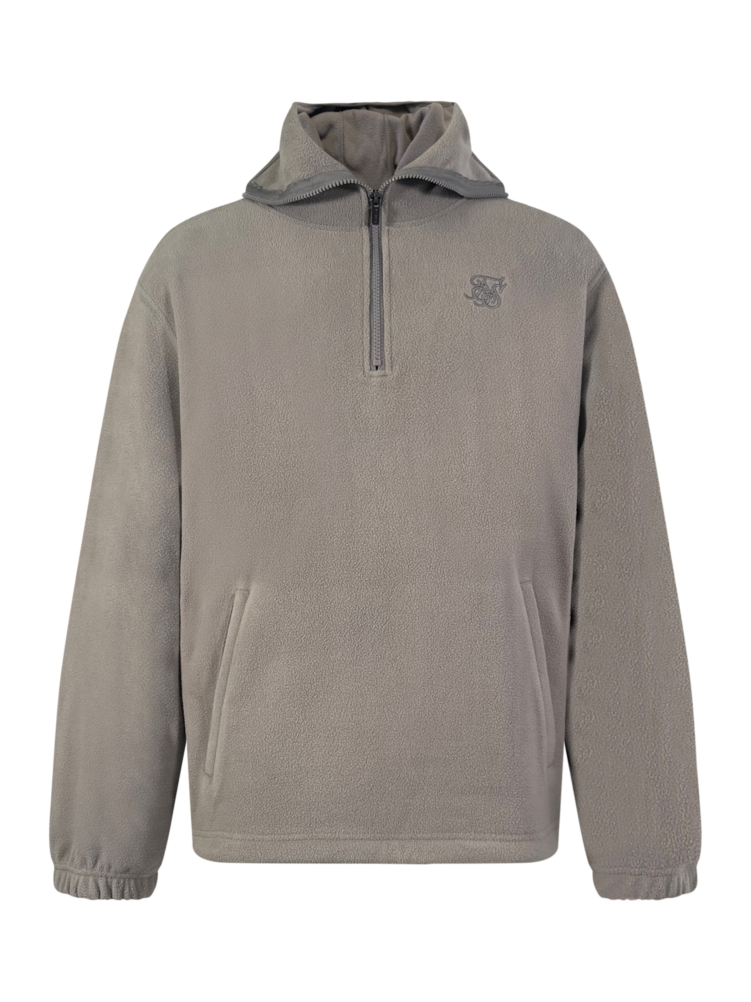 SikSilk Sweat-shirt en gris, Vue avec produit