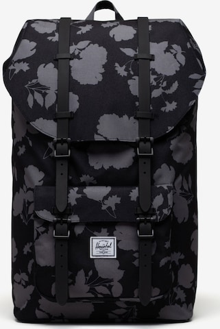 Herschel - Mochila 'Little America' em cinzento: frente