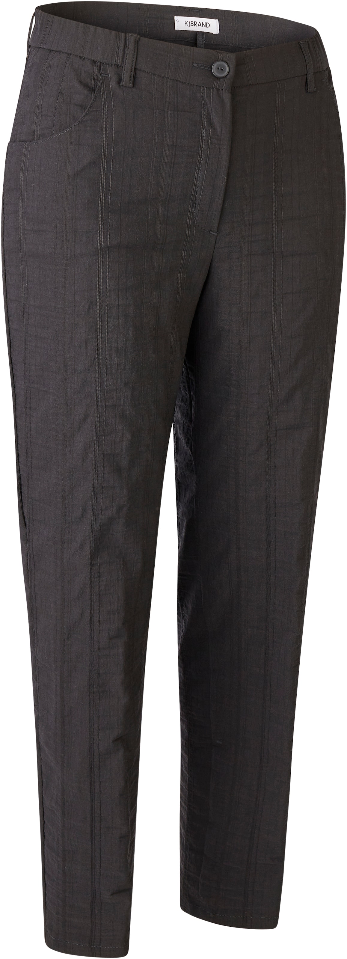 KjBRAND Wide leg Pants in Black: front