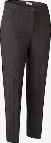 KjBRAND Wide Leg Hose in Schwarz: Vorderseite