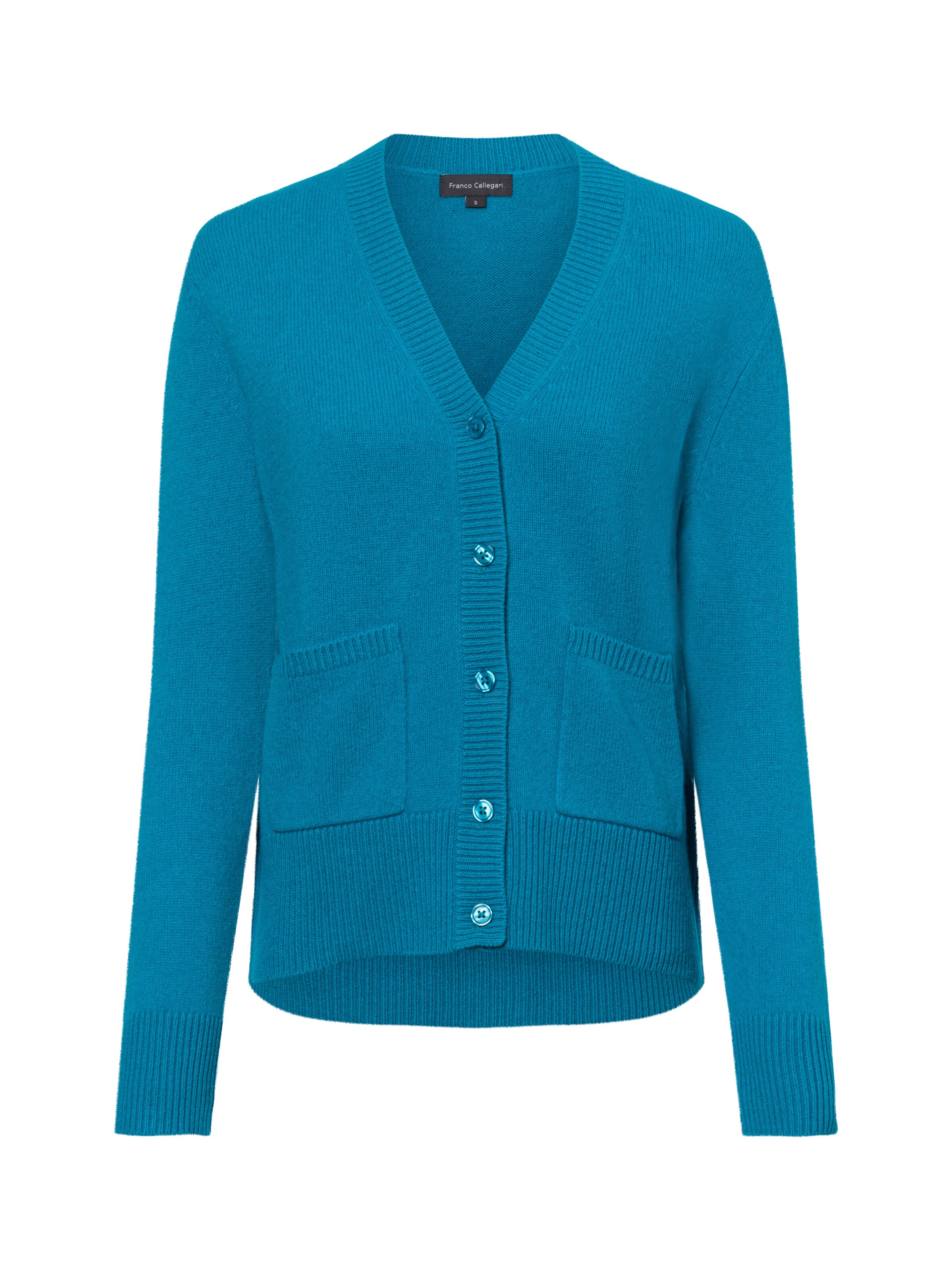 Franco Callegari Strickjacke in Blau: Vorderseite