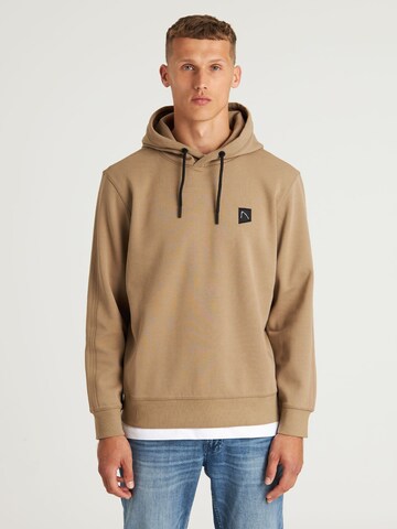 Sweat-shirt 'Harper' CHASIN' en beige : devant