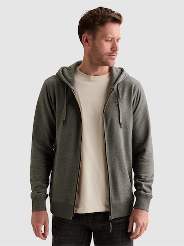 PME Legend Between-season jacket 'Zip-up hoodie with side pockets' in Grey