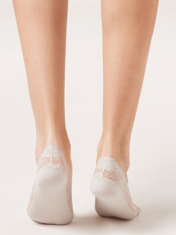 CALZEDONIA Socks in Beige