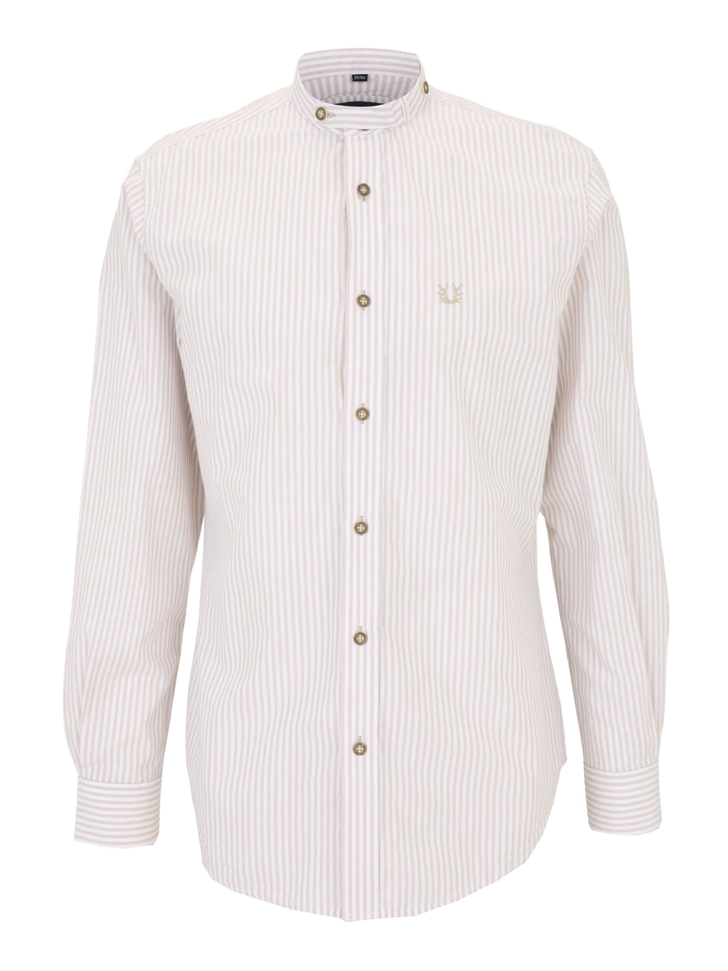 Krüger Buam Klasický střih Krojová košile 'Aurelian' – béžová: přední strana