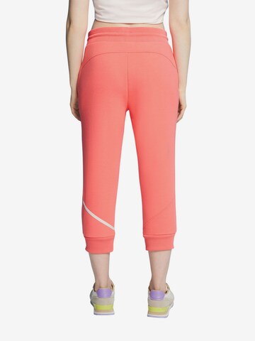 ESPRIT Tapered Sportbroek in Oranje