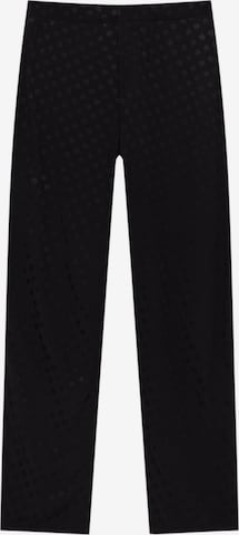 Pull&Bear Regular Broek in Zwart: voorkant