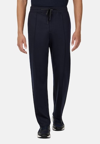 Boggi Milano Regular Chino 'B Tech' in Blauw: voorkant