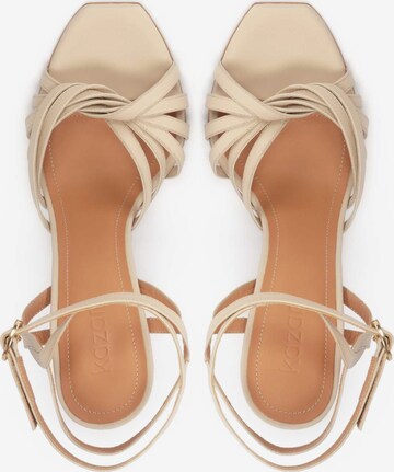 Kazar Strap Sandals in Beige