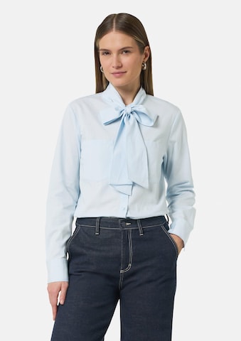 Chemisier comma casual identity en bleu : devant