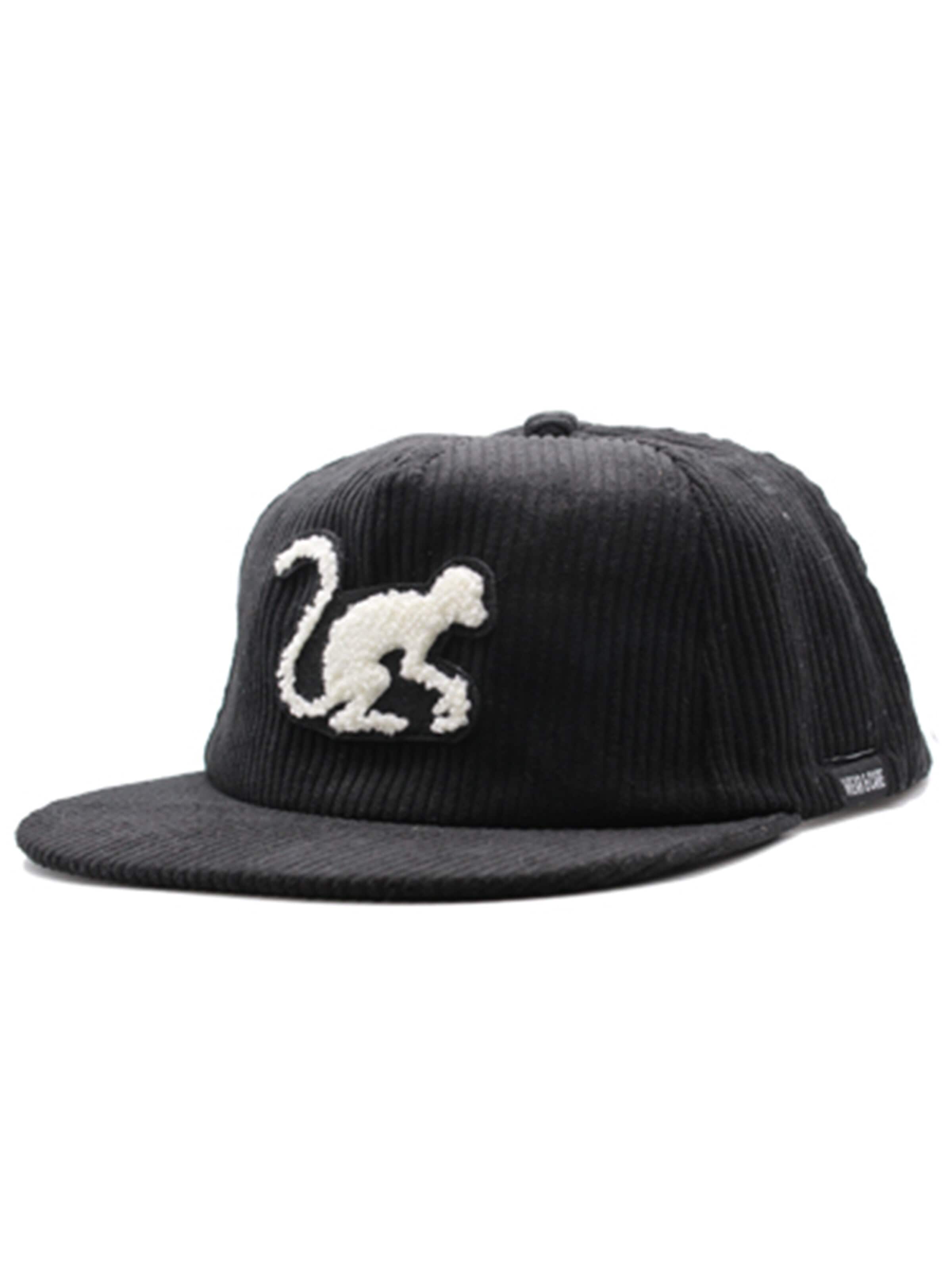 Surf Monkey - Boné desportivo em preto: frente