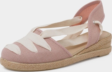Pisamonas - Sandalias en rosa: frente