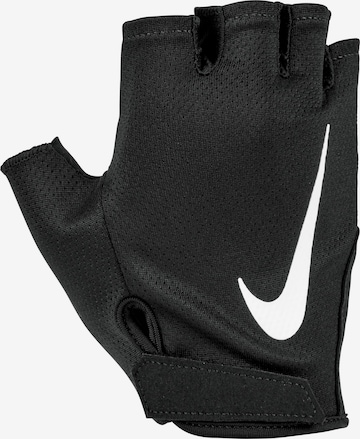 NIKE Athletic Gloves 'Essential 2.0' in Black: front