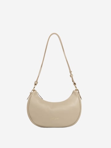 Messenger 'Lancaster Sac besace Zippé S Donna Aria Beige Foncé' LANCASTER Paris en beige : devant
