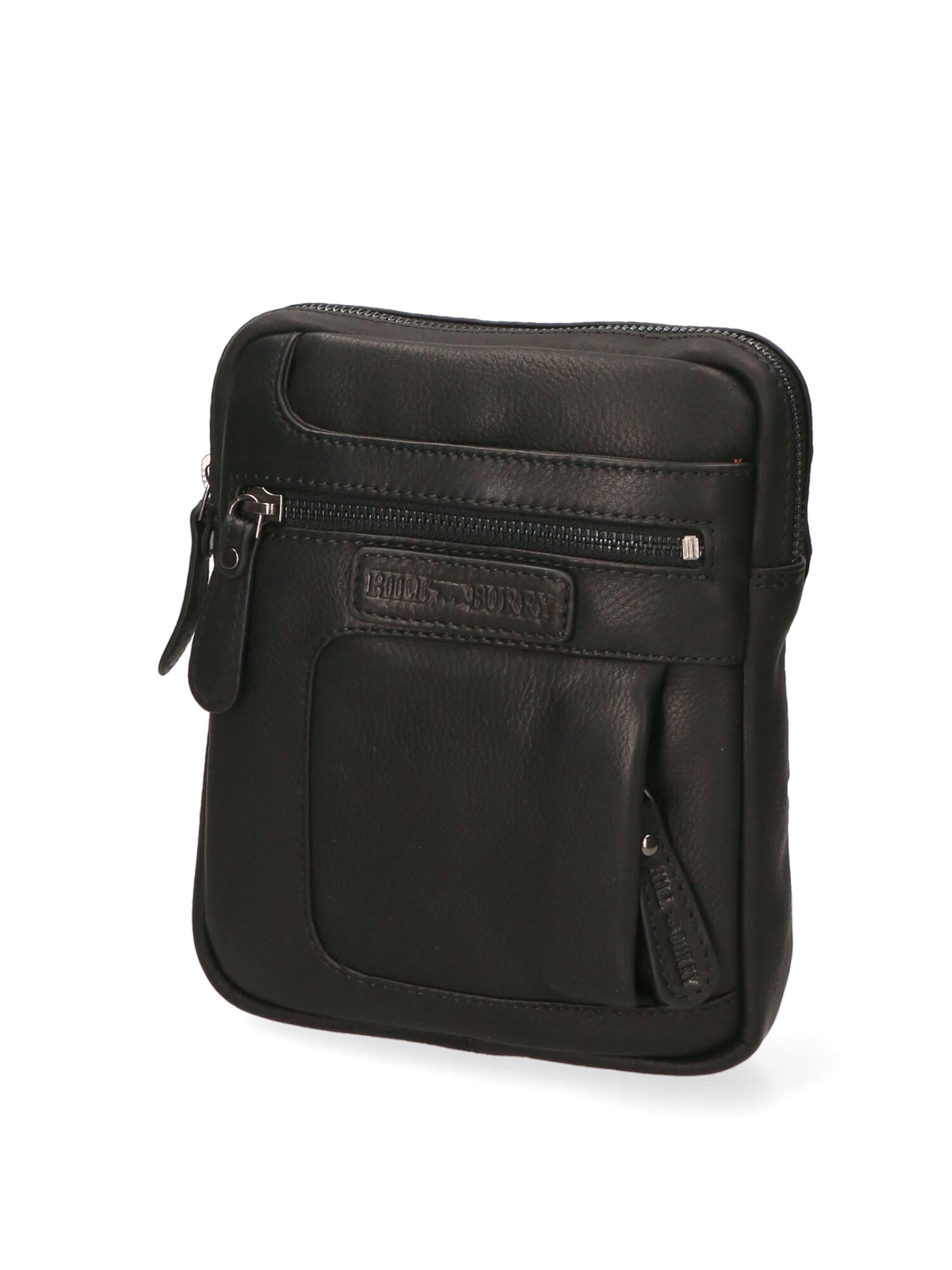 Borsa a tracolla di HILL BURRY in nero: frontale