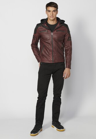 KOROSHI Between-season jacket in Red