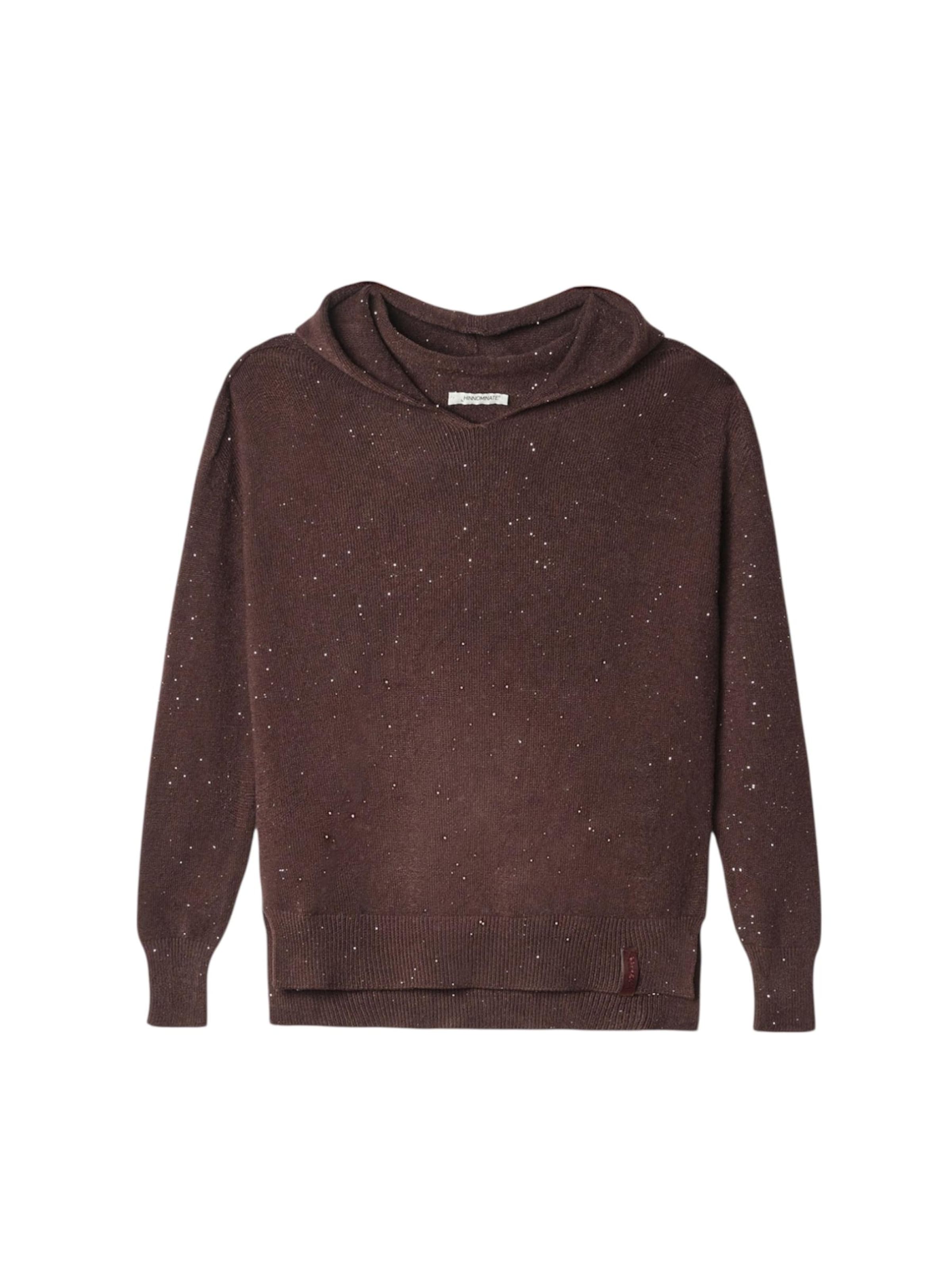HINNOMINATE Sweatshirt‌‌‌‌ in Braun: Vorderseite