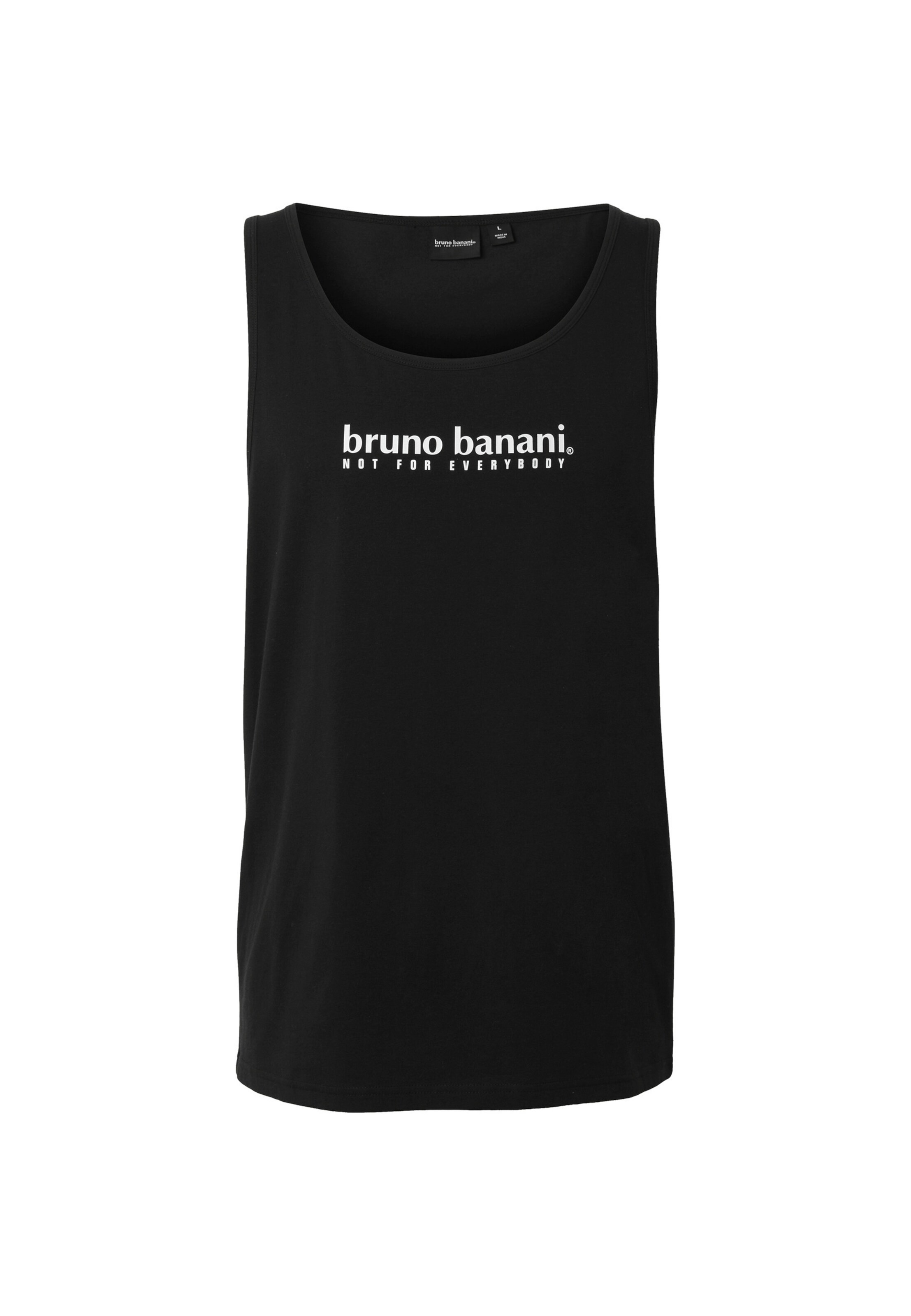 Bruno Banani Shirt in Schwarz: Vorderseite
