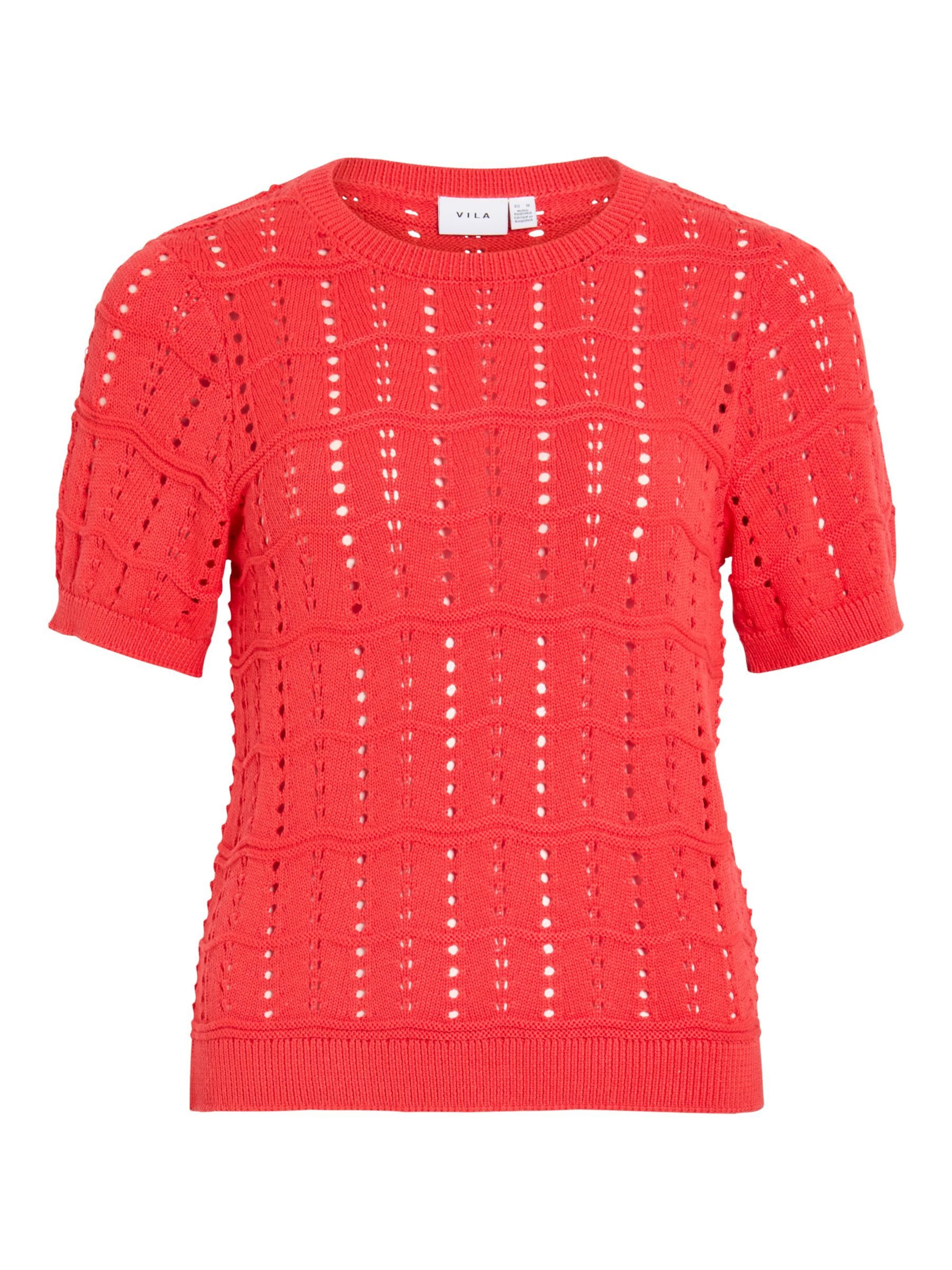 VILA - Jersey 'VISIDONA' en rojo: frente