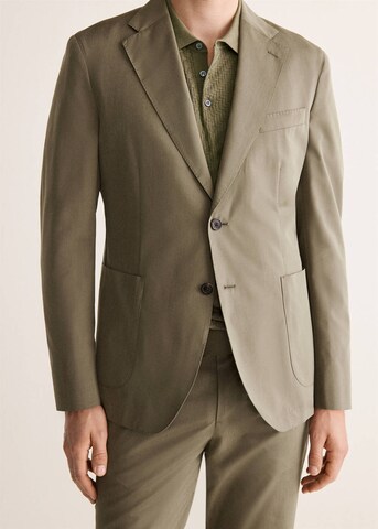 MANGO MAN Regular fit Suit Jacket 'Eden' in Green