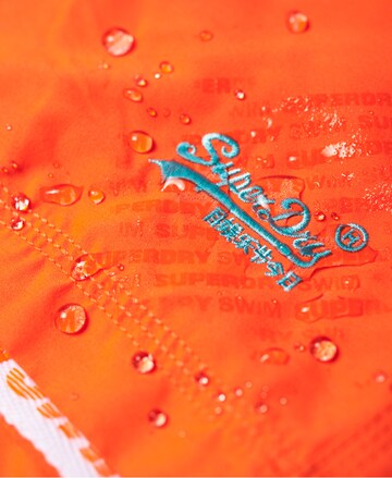 Superdry Szorty kąpielowe 'Water' w kolorze pomarańczowy