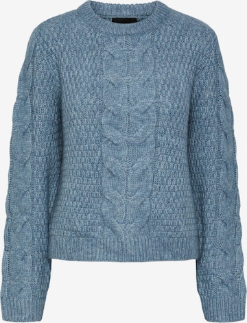 PIECES Pullover 'Nina' i blå: forside