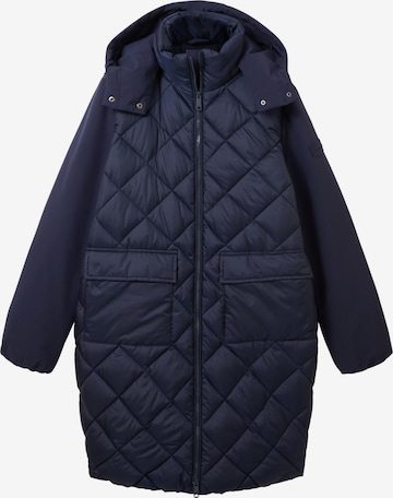 Manteau d’hiver TOM TAILOR en bleu : devant