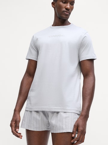 Pyjama court Calvin Klein en gris