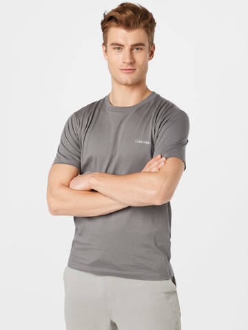 Calvin Klein Regular Shirt in Grijs: voorkant