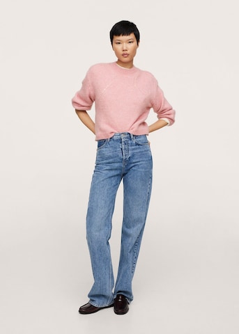 MANGO Sweater 'arica' in Pink