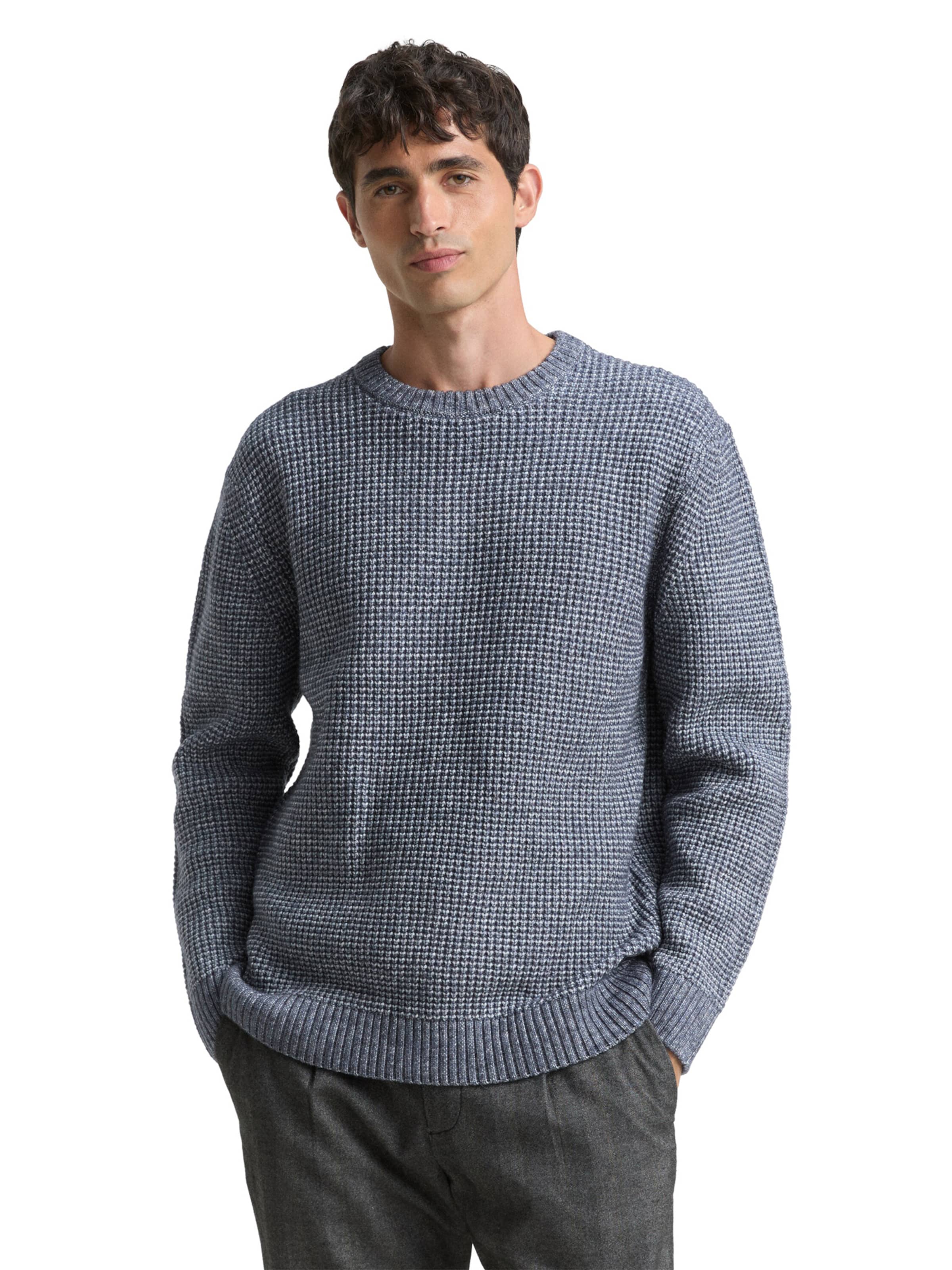 TOM TAILOR Свитер в Синий: спереди