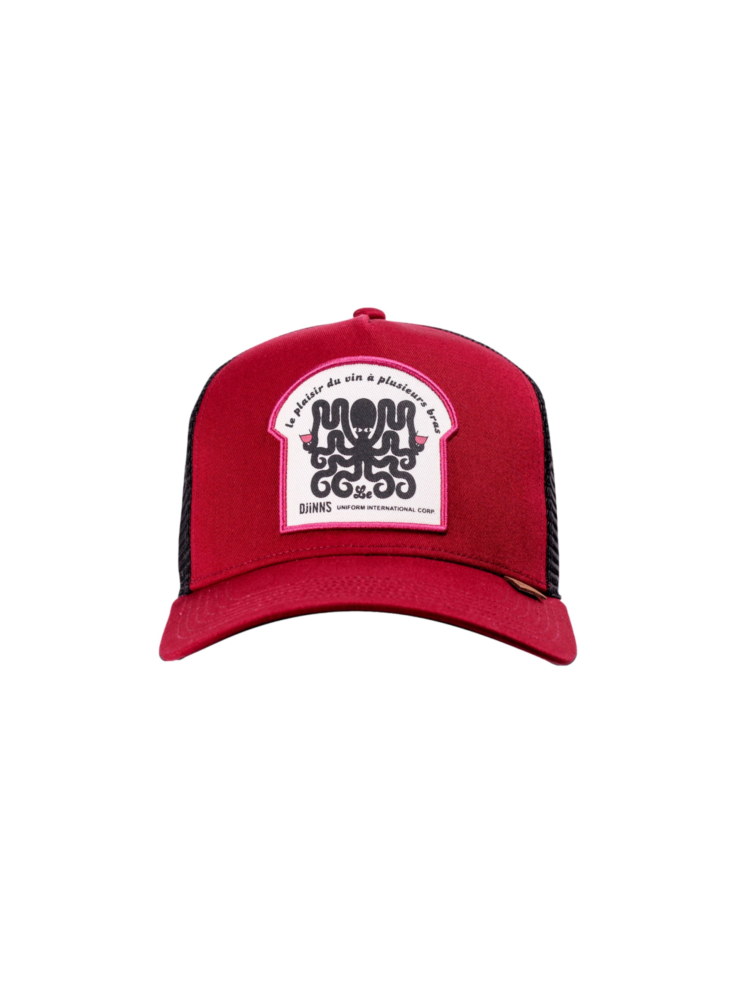 Casquette 'HFT Octovino' DJINNS en rouge : devant