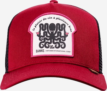 Casquette 'HFT Octovino' DJINNS en rouge : devant