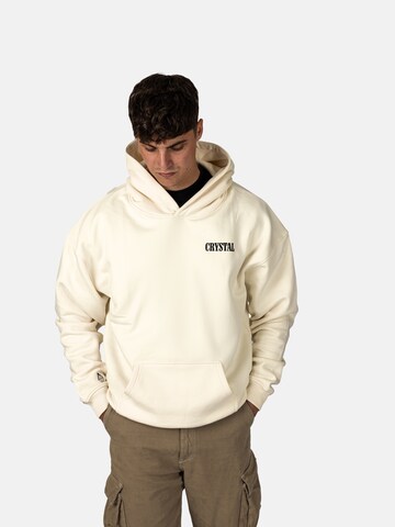 Crystal Paris Sweatshirt 'Wolf' in White