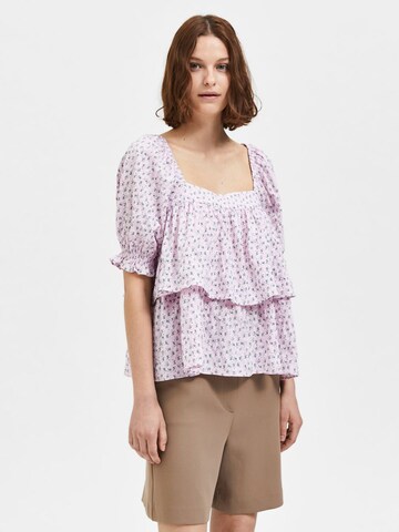 SELECTED FEMME Blouse in Purple: front