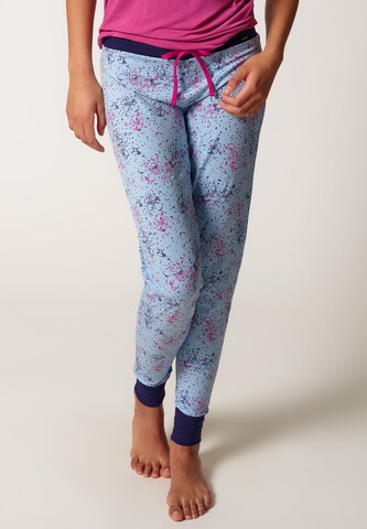 Skiny - Pantalón de pijama en azul: frente
