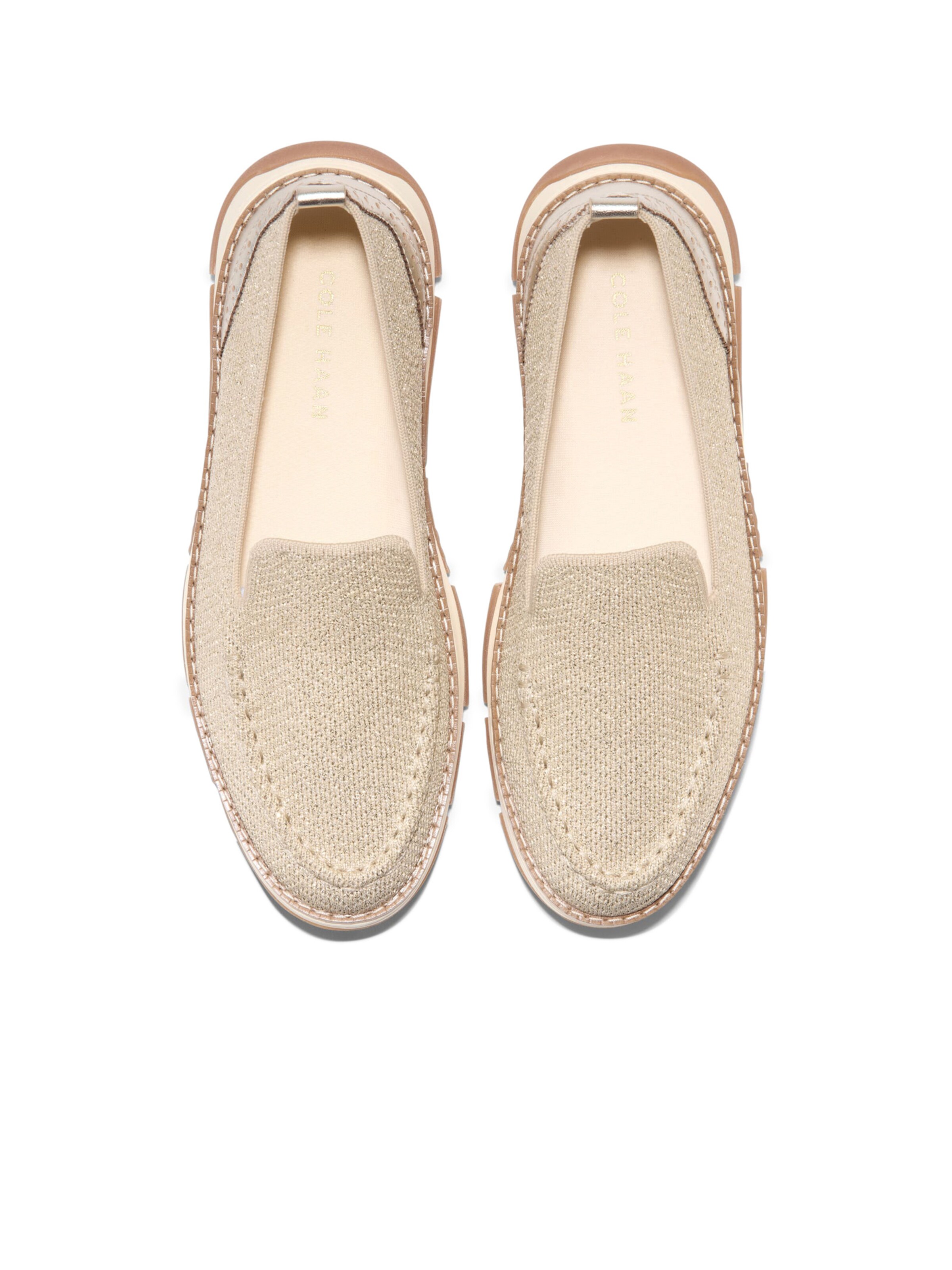Cole Haan Classic Flats 'ZEROGRAND' in Beige