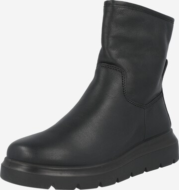 ECCO Ankle Boots in Black: front