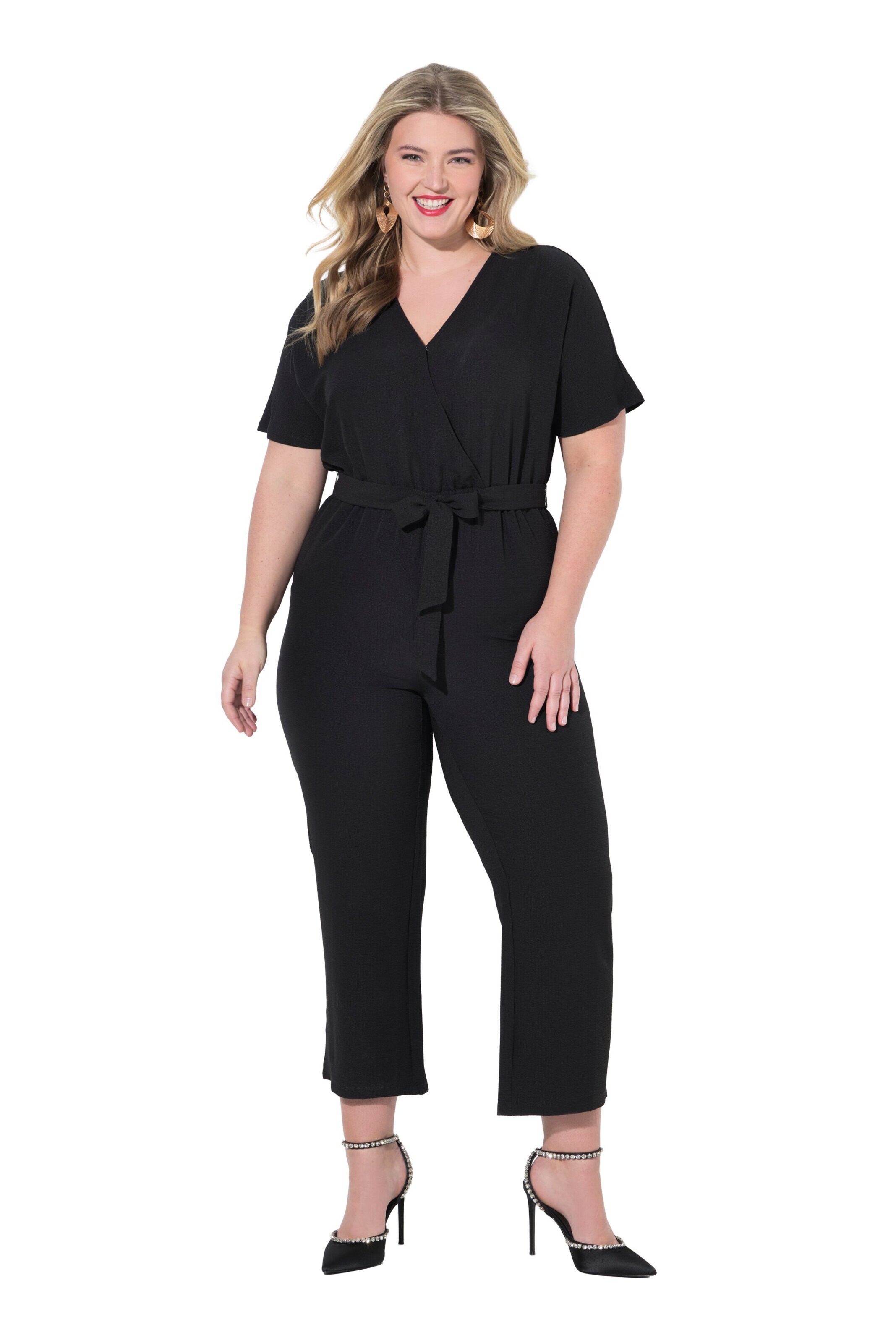 MIAMODA Jumpsuit in Schwarz: Vorderseite