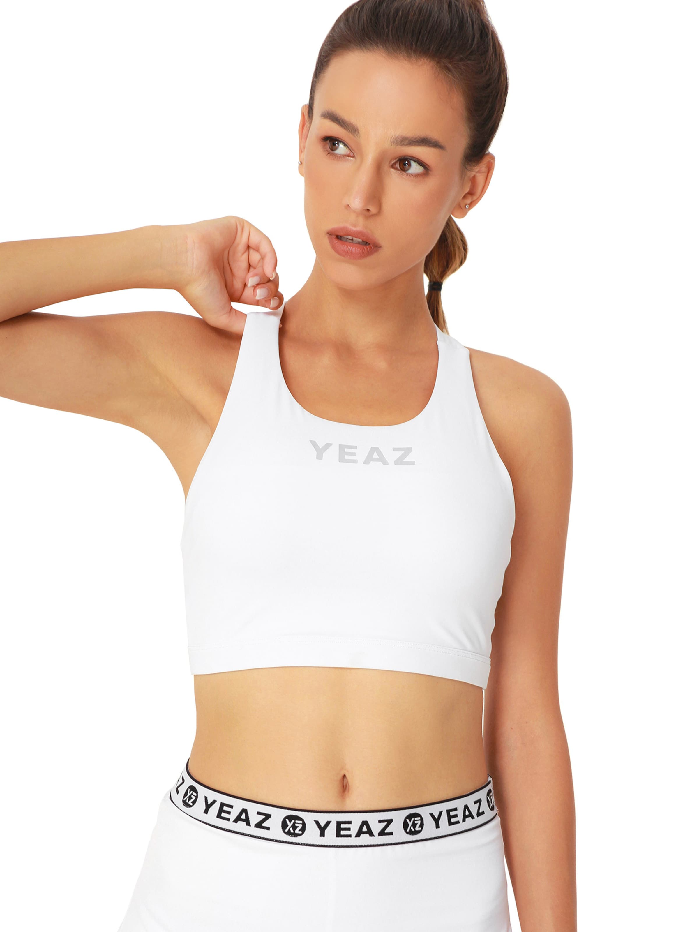 YEAZ Sporttop 'Myth' in Wit: voorkant