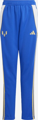 Regular Pantalon de sport 'Pitch 2 Street Messi' ADIDAS PERFORMANCE en bleu : devant