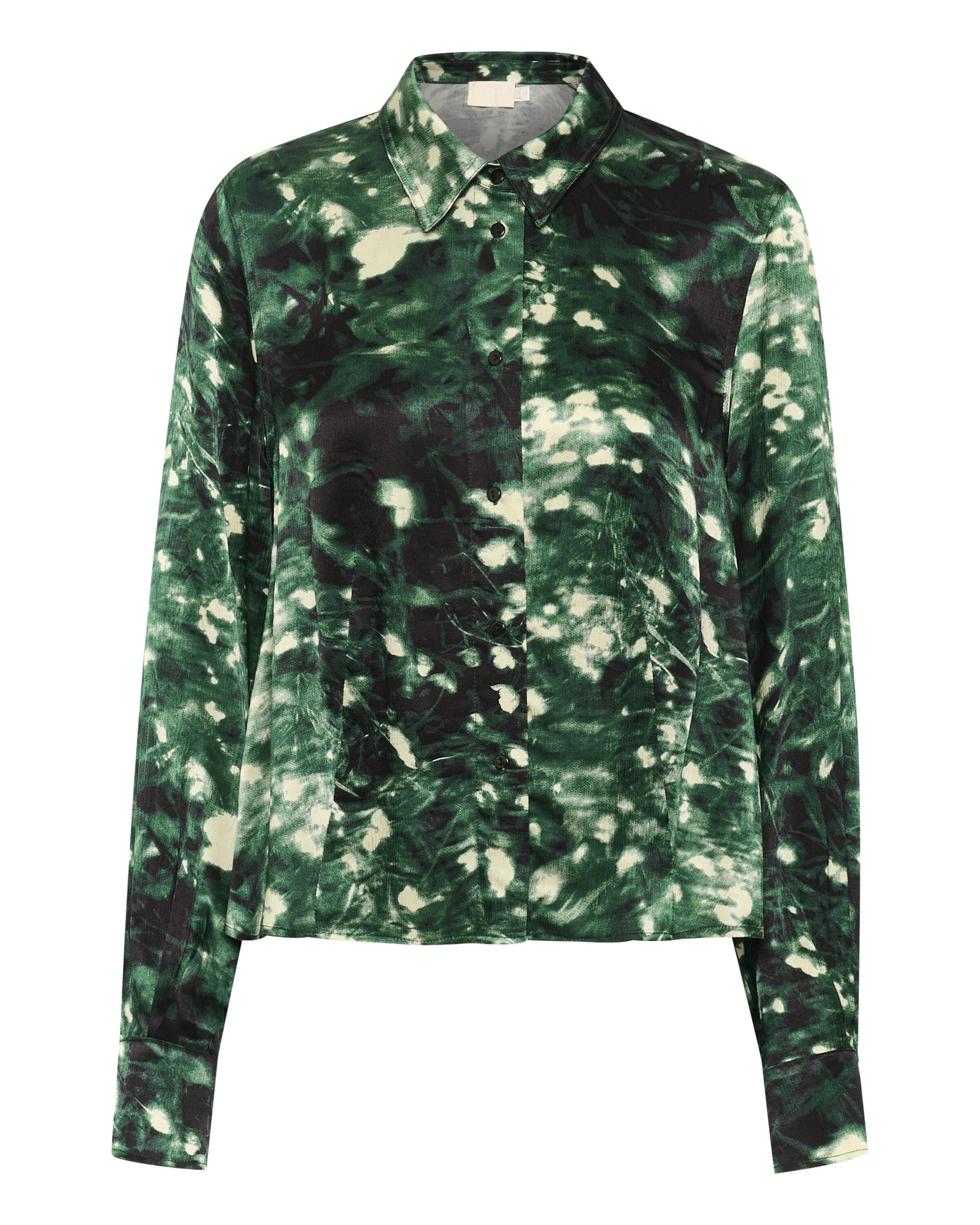 Chemisier 'Miria ' SOAKED IN LUXURY en vert : devant