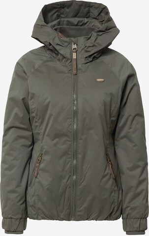 Ragwear Between-Season Jacket 'DIZZIE' in Green: front