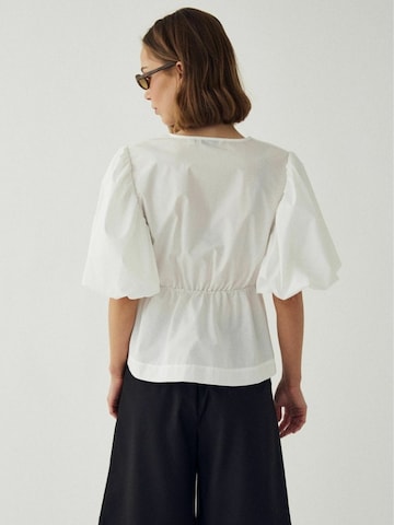 T-shirt ' N-Magdalena ' Noella en blanc