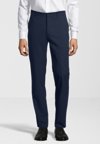 Steffen Klein Slimfit Broek in Blauw: voorkant