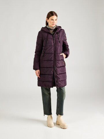 QS Wintermantel in Lila: voorkant