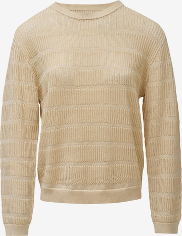 Pull-over Salsa Jeans en or : devant
