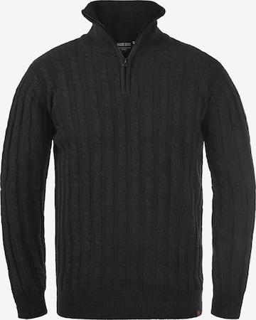 INDICODE JEANS Sweater 'Paulo' in Black: front